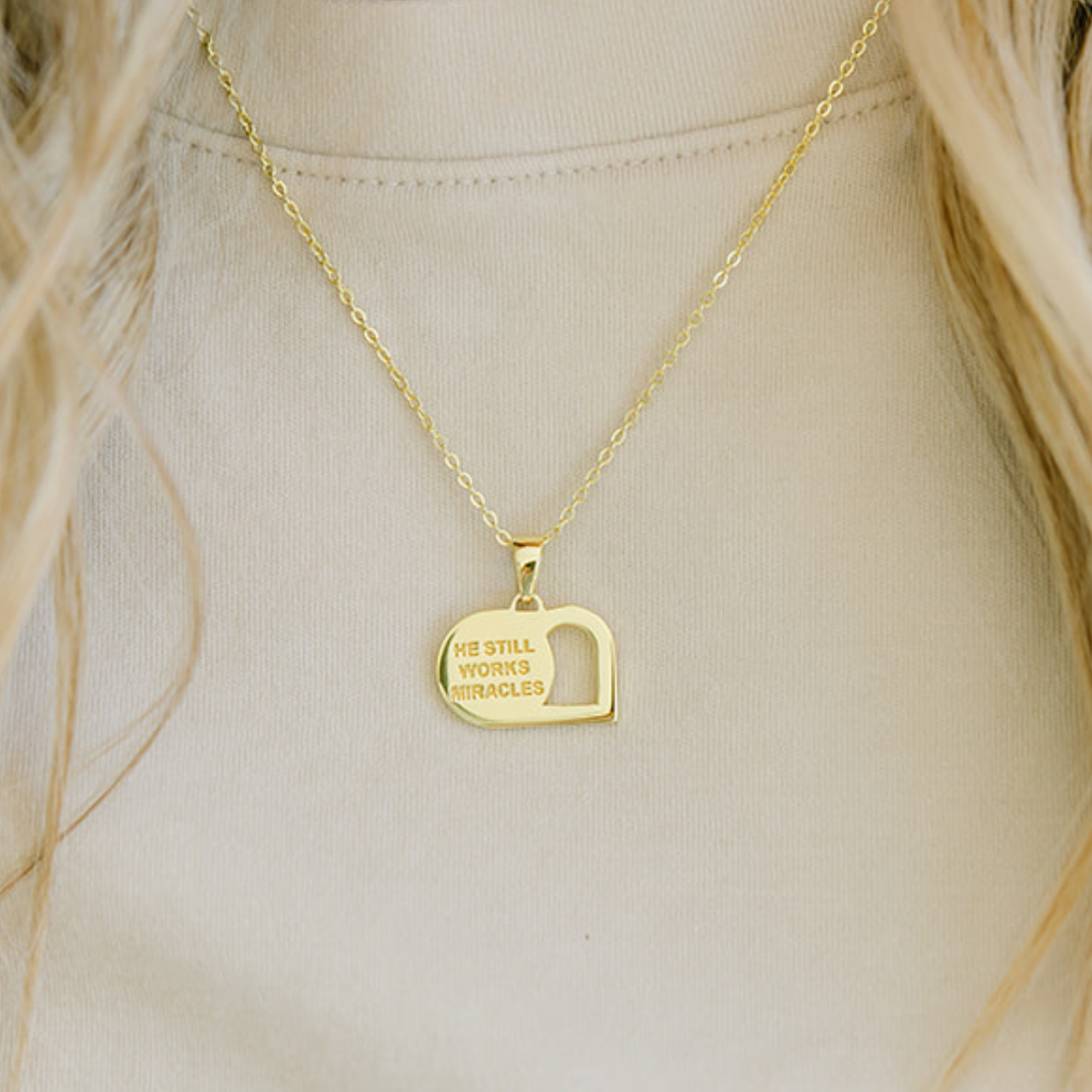 Empty Tomb “He Still Works Miracles” Necklace