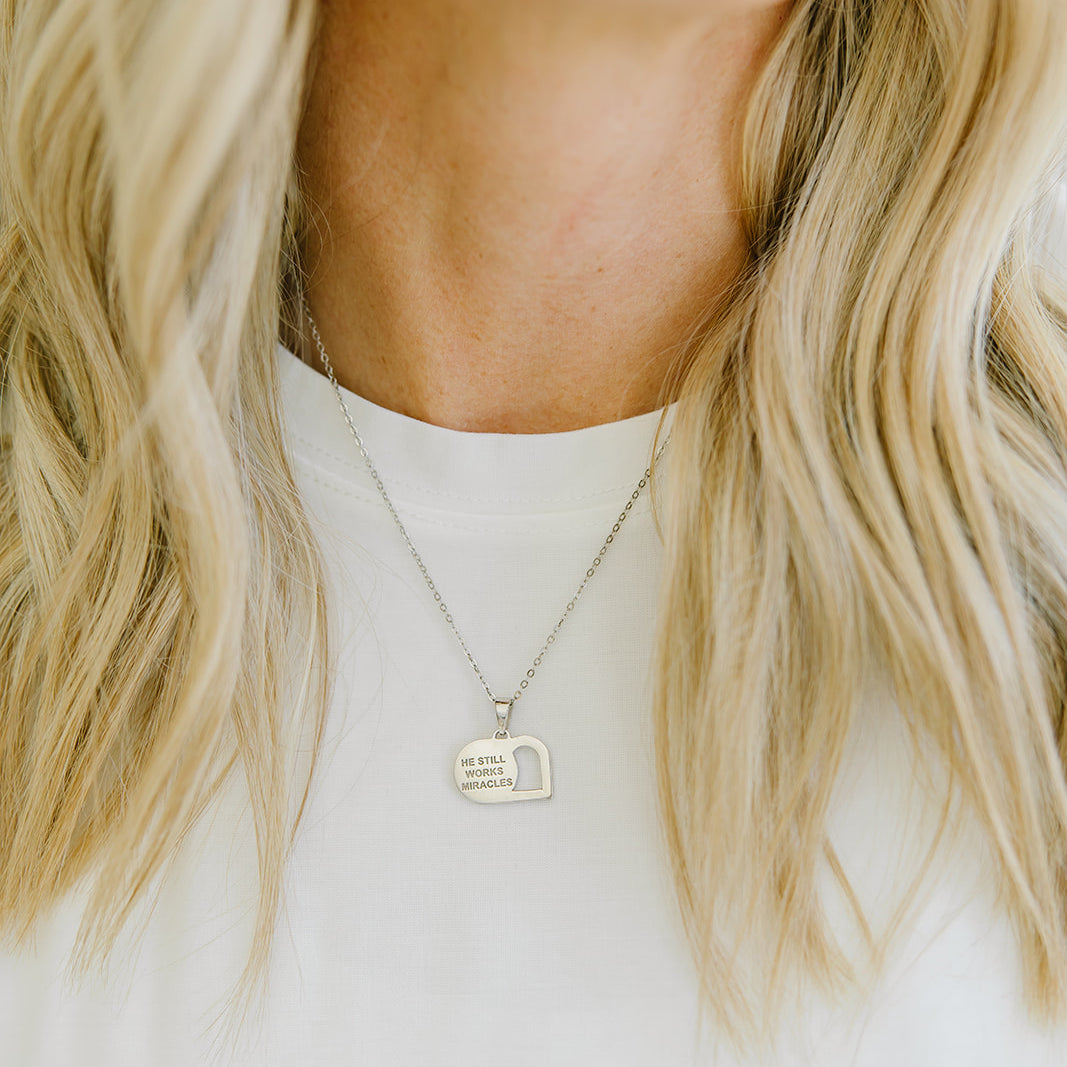 Empty Tomb “He Still Works Miracles” Necklace