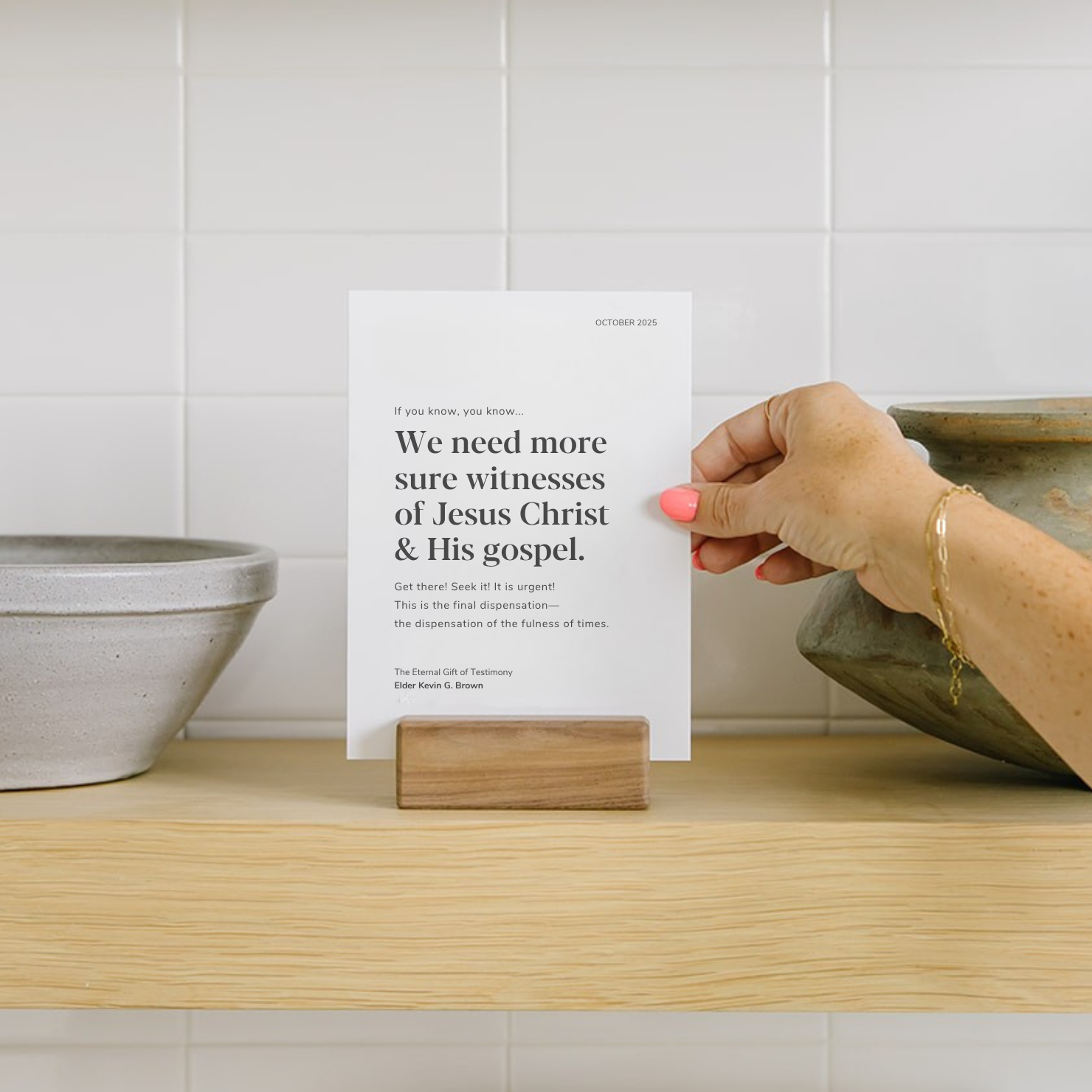 General Conference Continued Revelation Card Set by Salt & Hart — LDS study tool with inspiring quotes and scriptures