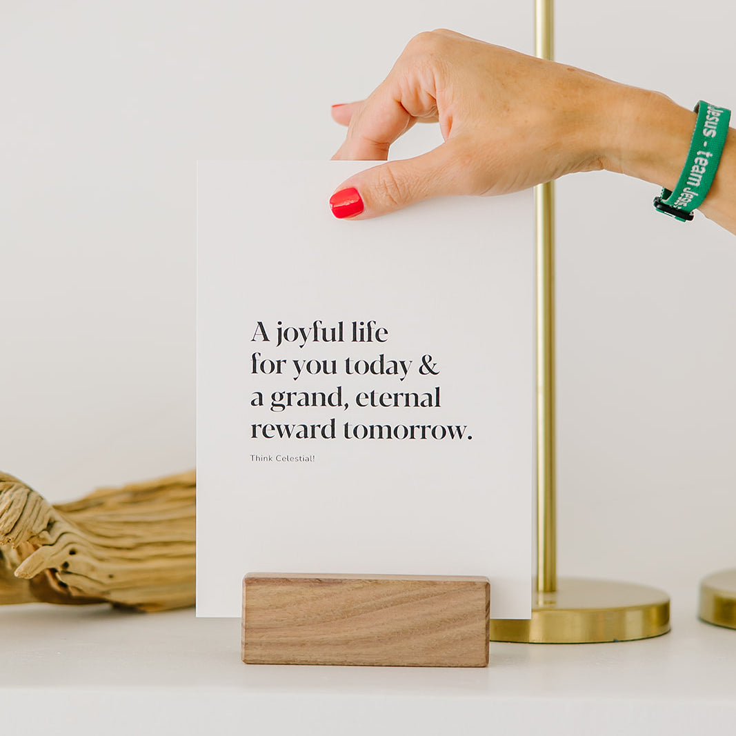 president russell m. nelson promises card set salt and hart