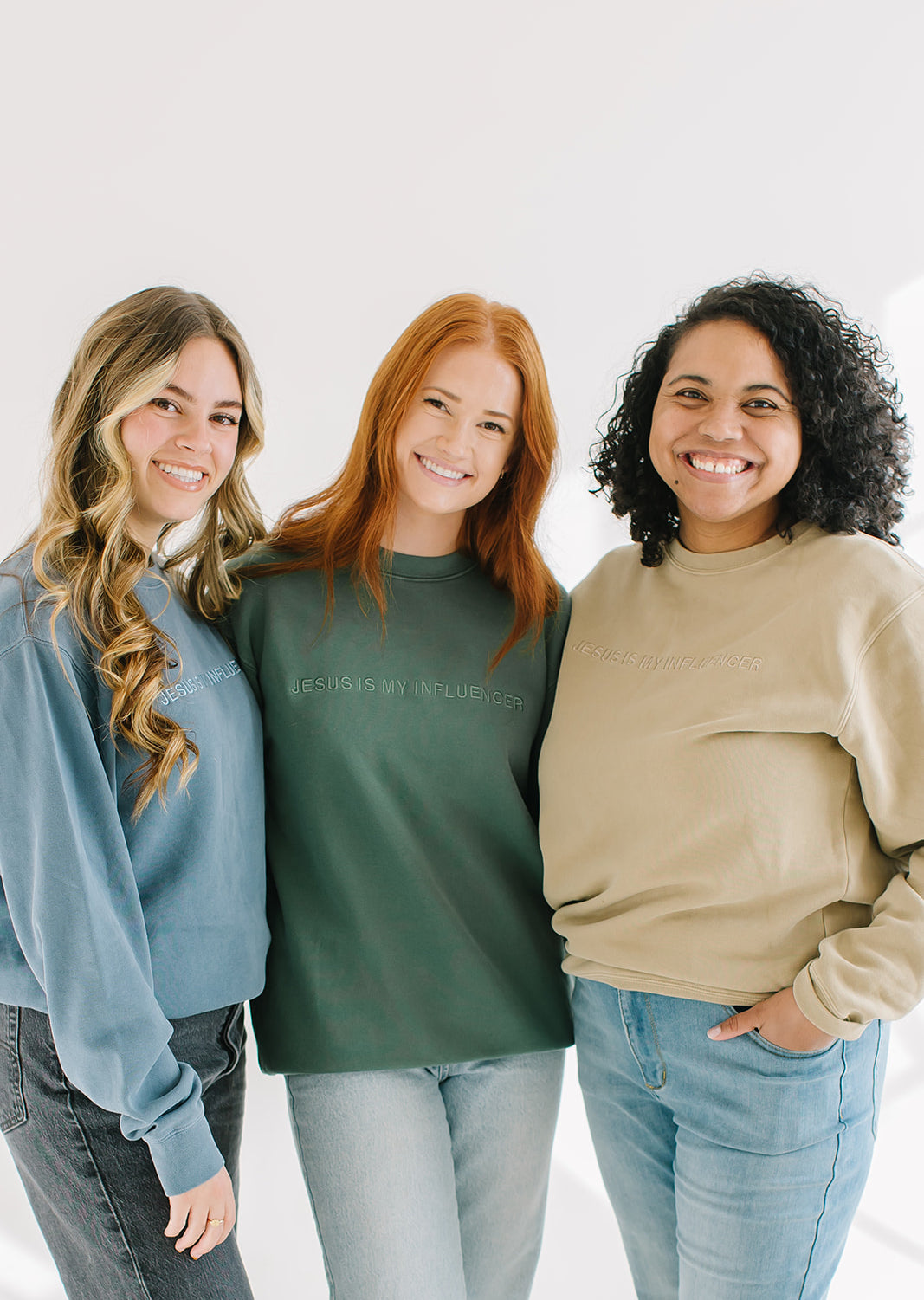 jesus is my influencer sweatshirt christain apparel salt and hart salt and heart