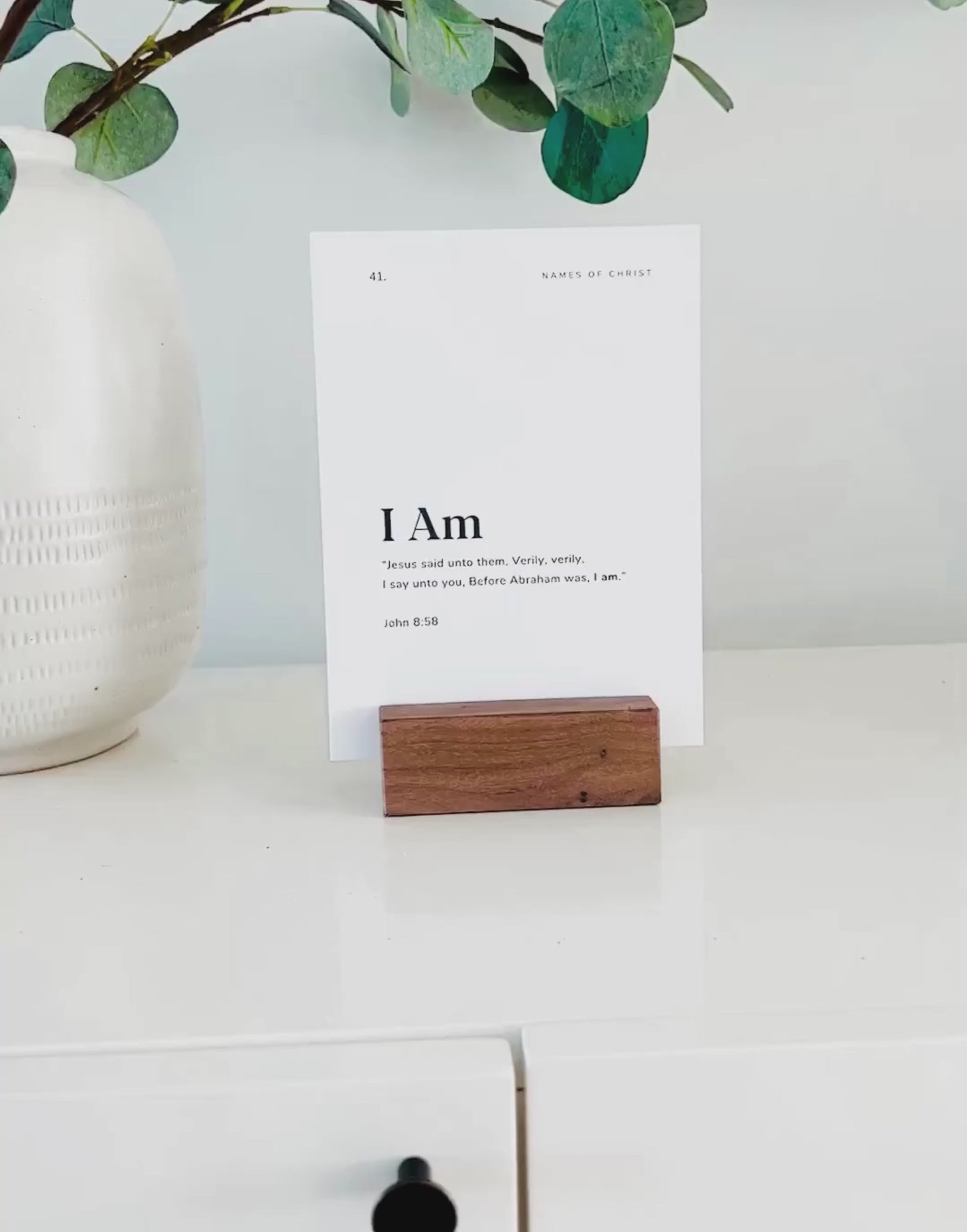 Salt and Hart 50 names of Jesus Christ scripture card set. New Testament Scripture cards
