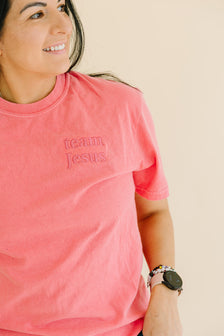 Team Jesus Embroidered T-Shirt