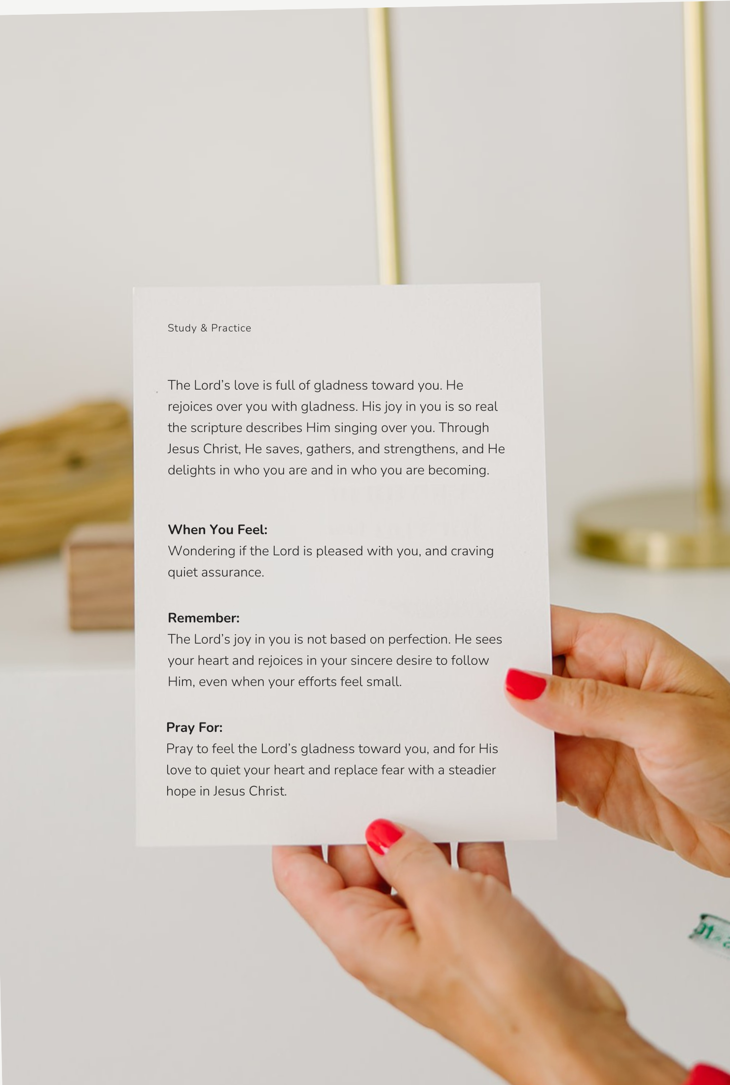 Scripture reflection image supporting personal Bible study