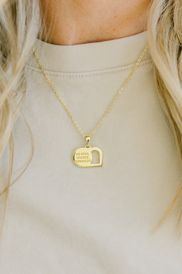 Empty Tomb “He Still Works Miracles” Necklace