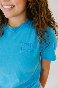 Team Jesus Embroidered T-Shirt