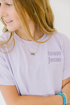 Team Jesus Kids Embroidered Tee