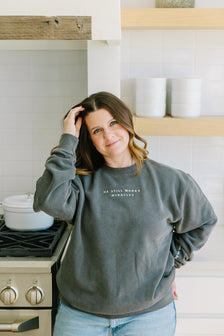 He Still Works Miracles Embroidered Sweatshirt