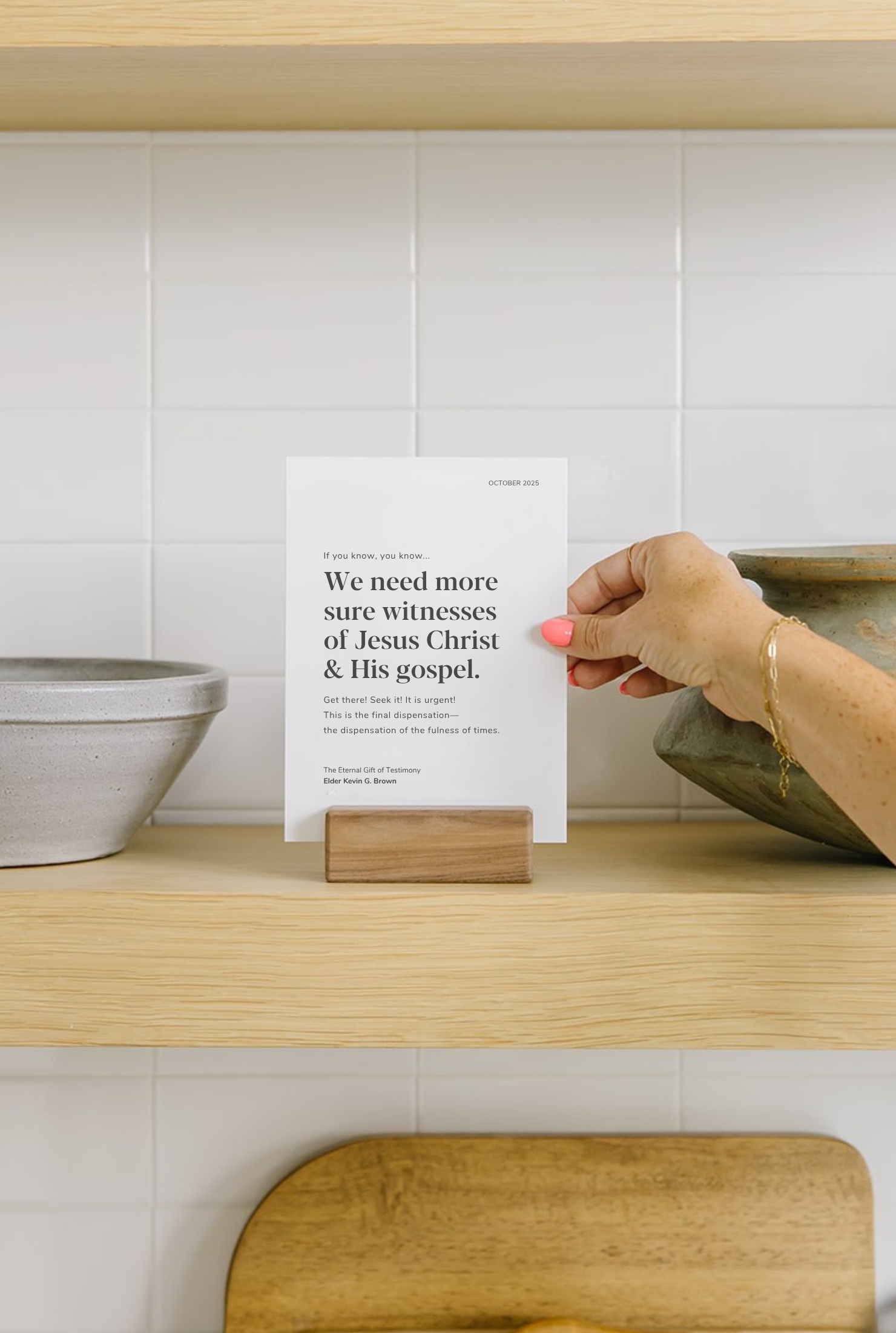 General Conference Continued Revelation Card Set by Salt & Hart — LDS study tool with inspiring quotes and scriptures