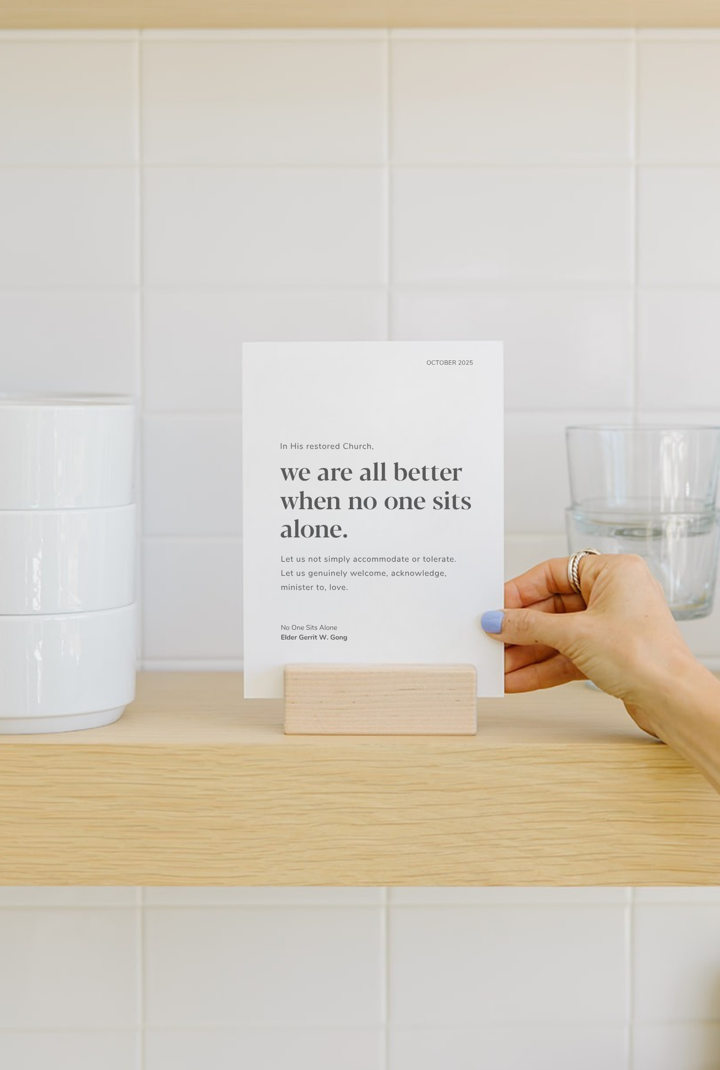 Beautiful scripture cards for October 2025 General Conference faith-based home decor and study gift