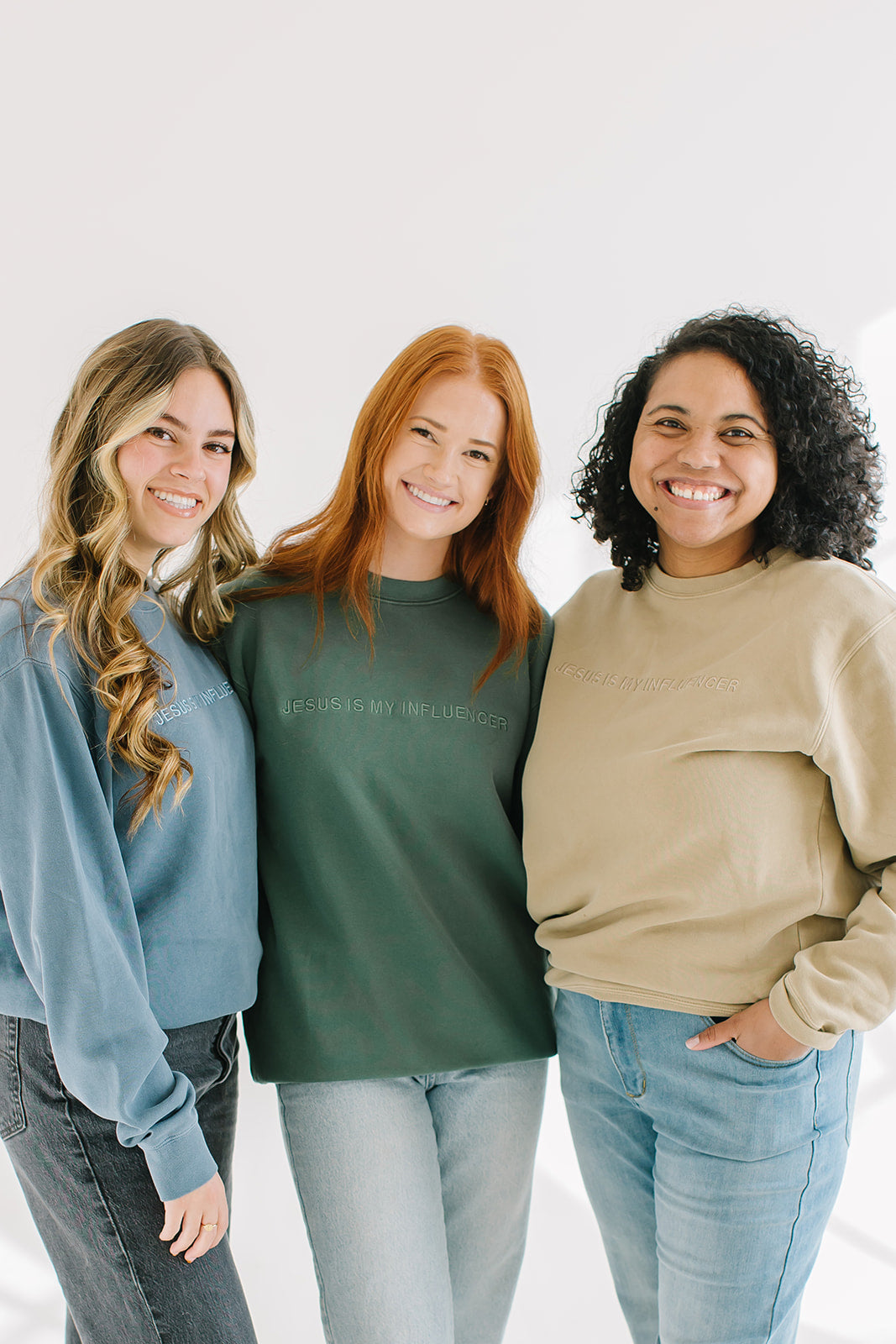 jesus is my influencer sweatshirt christain apparel salt and hart salt and heart 