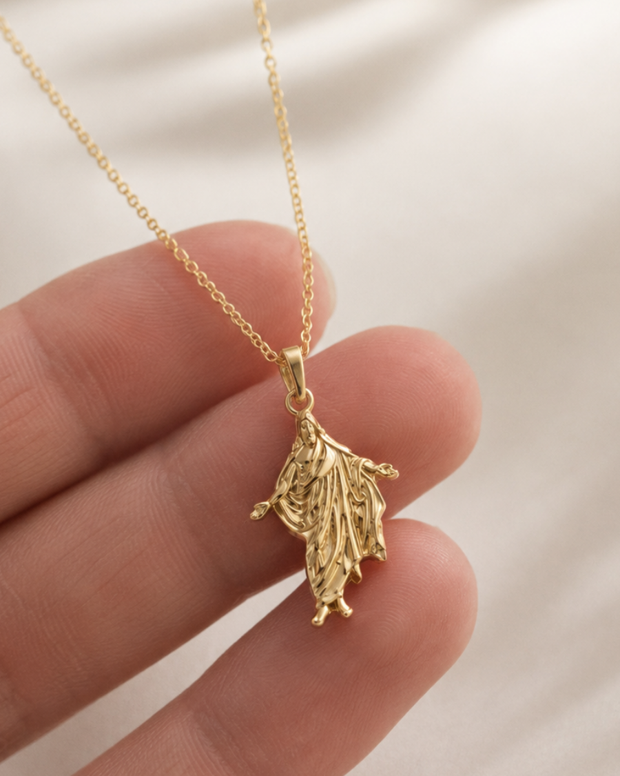 Keep Him Close Dainty Jesus Christ Necklace