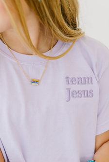 Team Jesus Embroidered T-Shirt