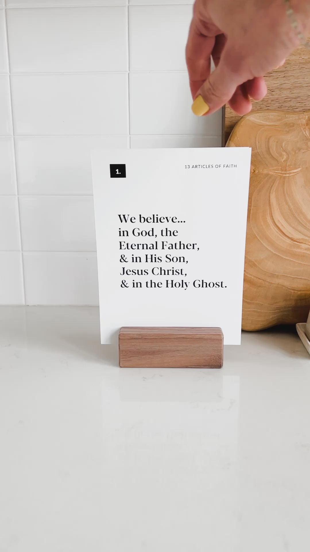 13 articles of faith scripture card set salt and hart salt and  church of jesus christ of latter day saints. 